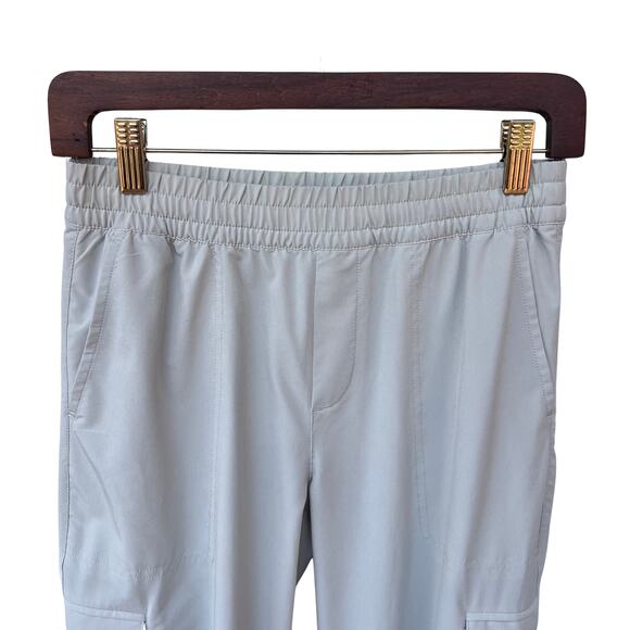 Banana Republic Standard Flyweight Cargo Jogger Pants XS in Salton Sea Cream - Picture 6 of 9